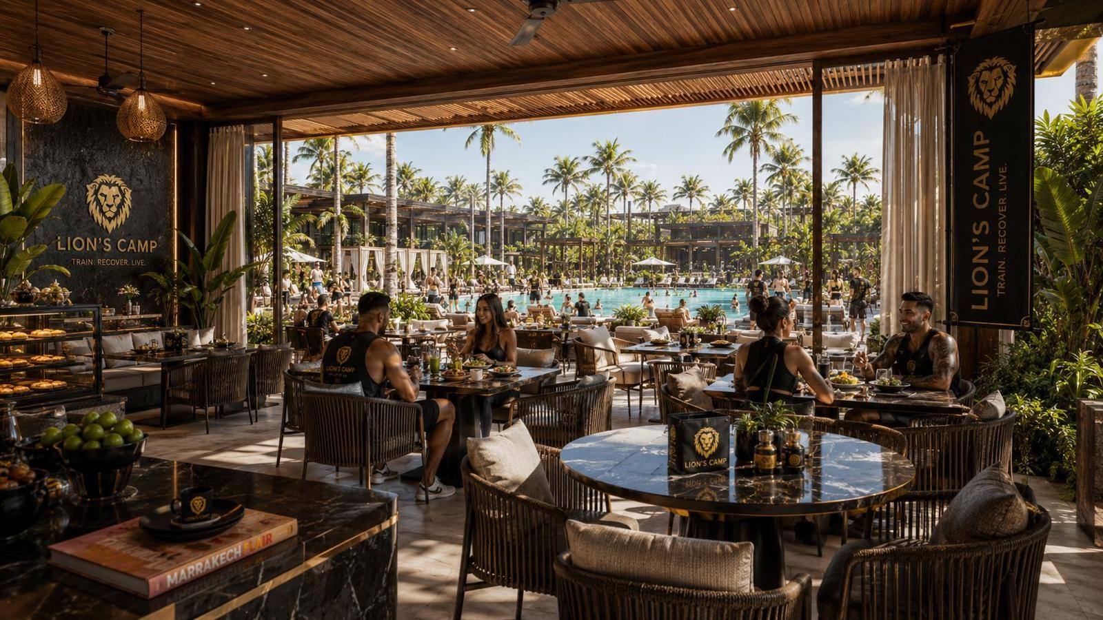 Indoor-outdoor restaurant