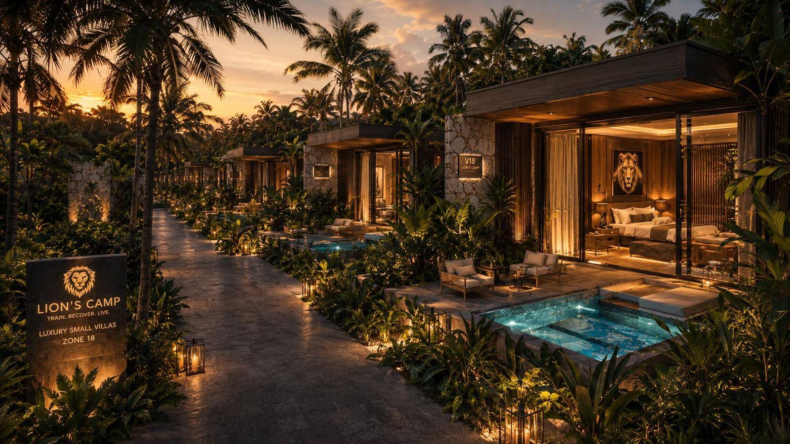 Private villas at LION'S CAMP